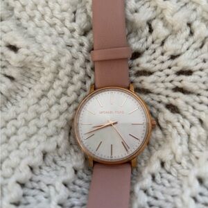 Michael Kors Rose Gold and Pink Watch